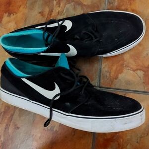 Stefan janoski NIKE skateboard teal and black size 13
